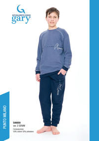 PIGIAMA RAGAZZO M/L S40059 Tellini S.r.l. Ingrosso Abbigliamento